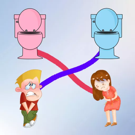 Toilet Rush: Draw to Toilet